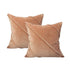 Cloud Linen Trova Cotton Velvet Cushions Blush 50 x 50 Cms Twin Pack
